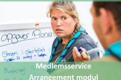 Medlemsservice Arrangement modul